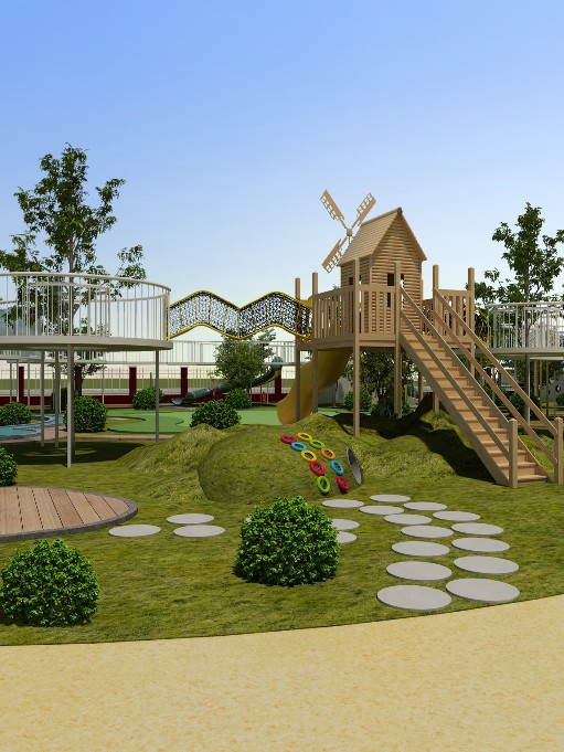 駐馬店市平輿縣世紀(jì)陽(yáng)光幼兒園戶外設(shè)計(jì)裝修
