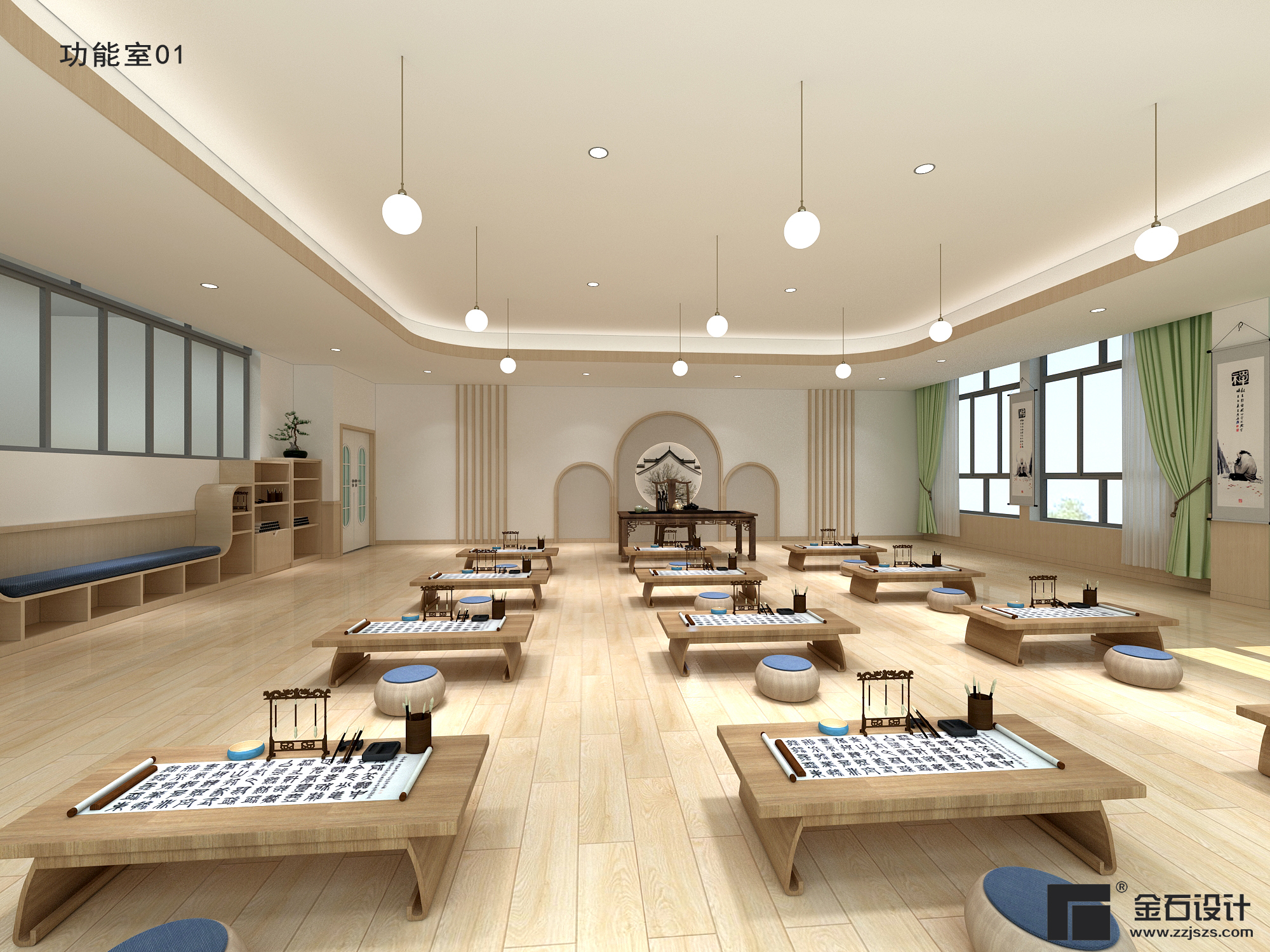 國(guó)學(xué)風(fēng)的幼兒園設(shè)計(jì)