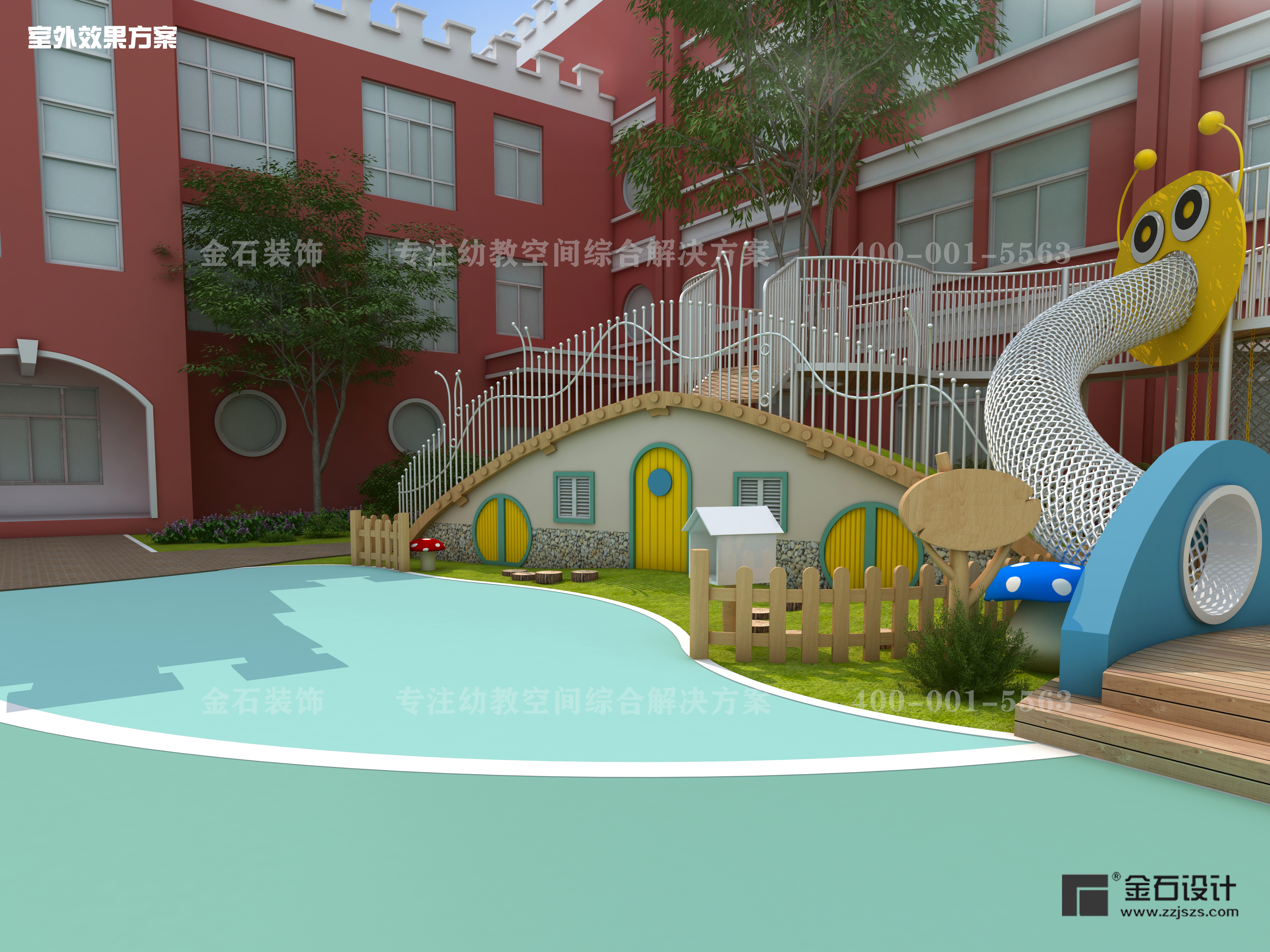 讓孩子們回歸本真的幼兒園戶外設(shè)計(jì)