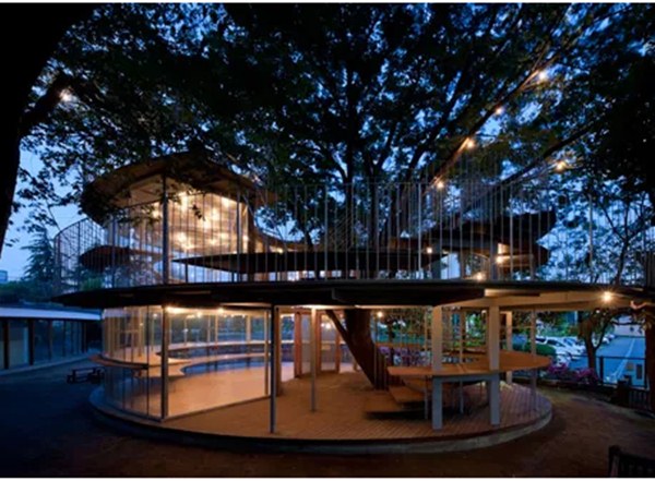 幼兒園景觀設(shè)計(jì)，核心塑造童趣性-金石裝飾幼兒園裝修設(shè)計(jì)