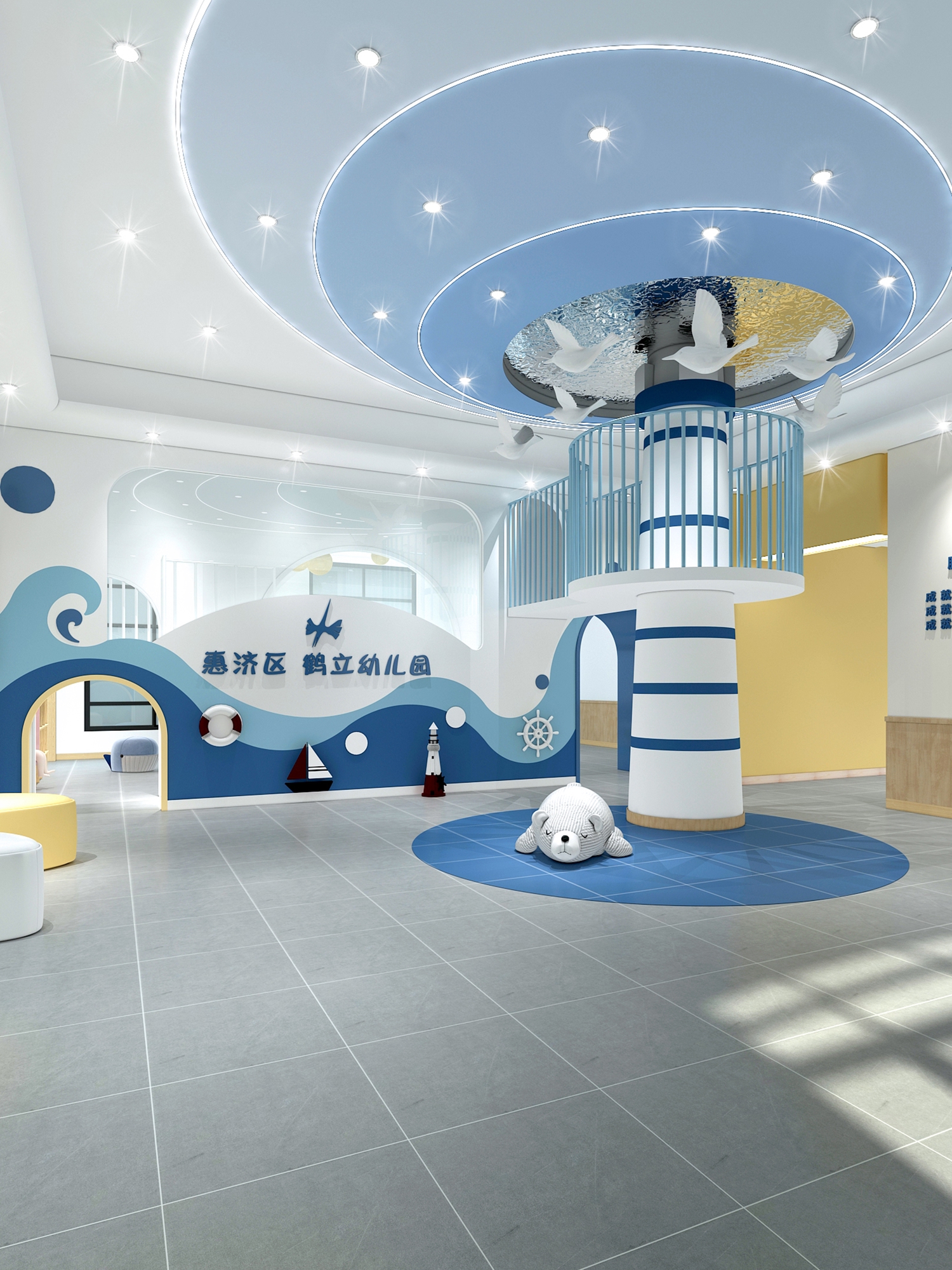 鄭州市惠濟(jì)區(qū)鶴立幼兒園-金石裝飾裝修案例