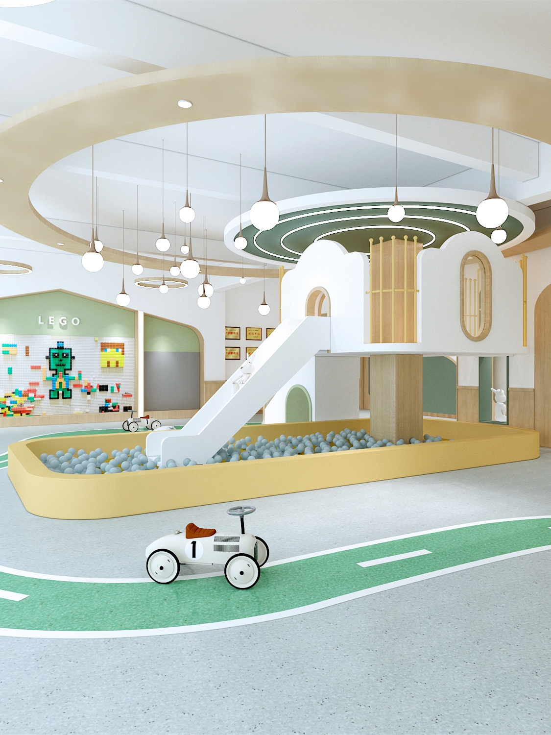 安陽京師天福幼兒園-金石裝飾設計案例