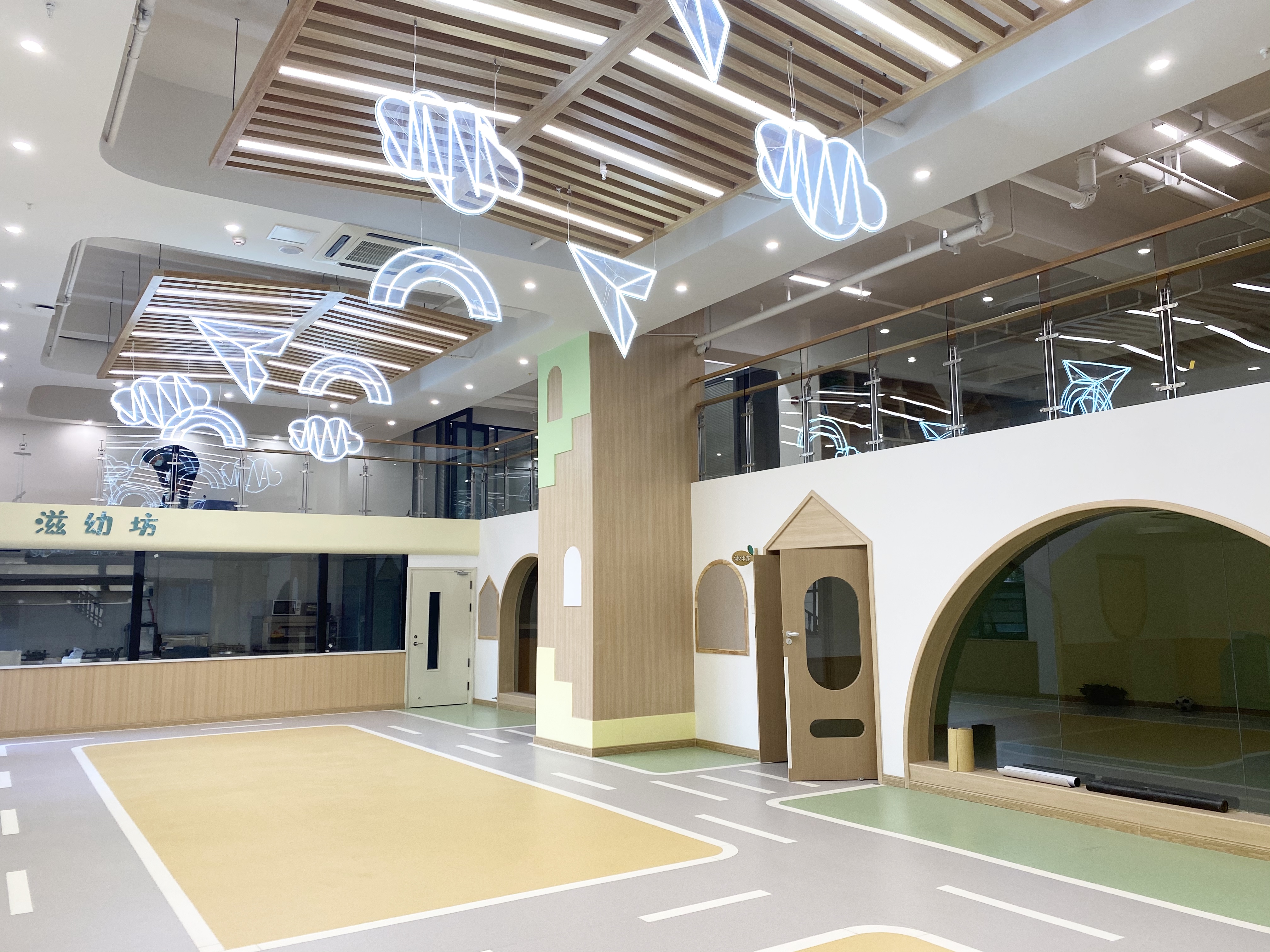 幼兒園走廊實(shí)景